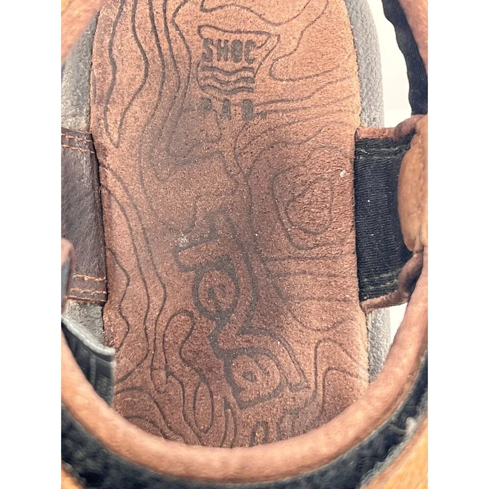 TEVA Brown Leather Sandals Women's 11 Outdoor Trail Summer Travel Garden 1371